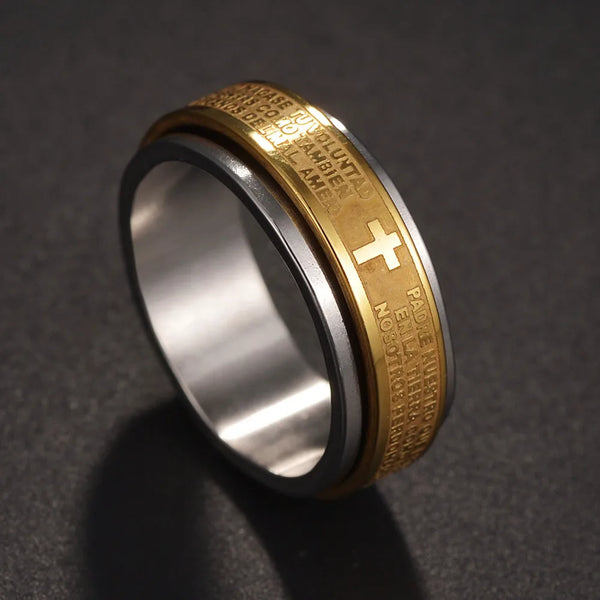 Premium 316L Stainless Steel Matte Wedding Ring for Men and Women
